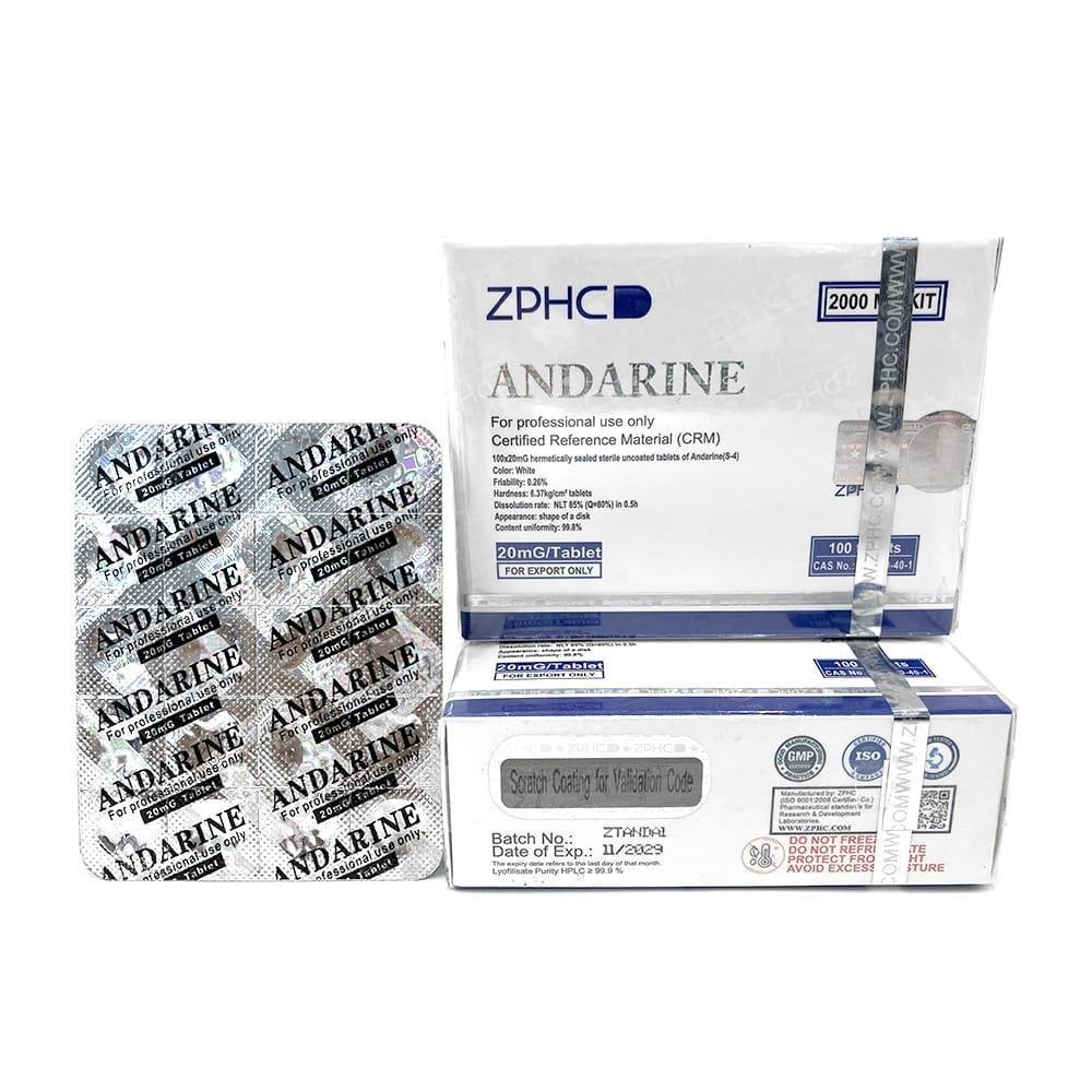 Andarine (S-4) ZPHC — 20 mg (100 tablets × 20 mg)