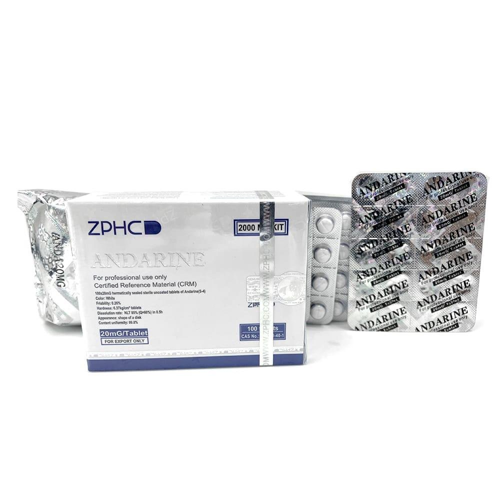 Andarine (S-4) ZPHC — 20 mg (100 tablets × 20 mg)