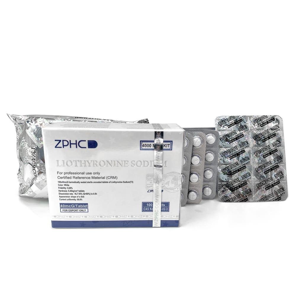 Liothyronine Sodium (T3) ZPHC — 40 mcg (100 tablets × 40 mcg)