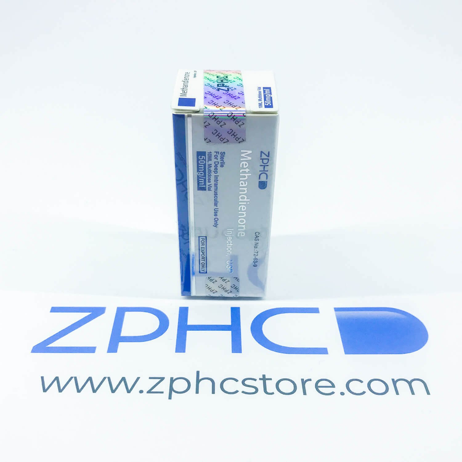 Methandienone Injectable ZPHC — 50 mg/ml (10 ml vial, 500 mg total)