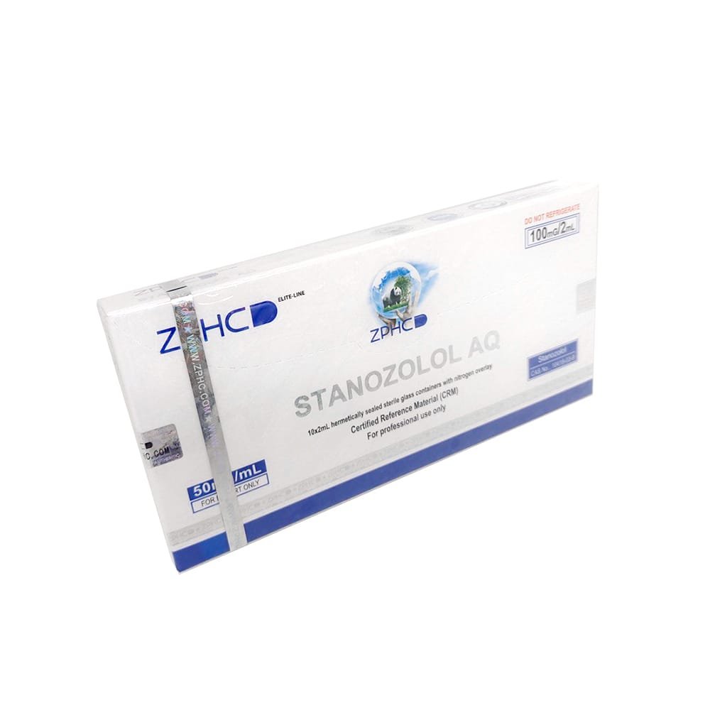 Stanozolol AQ ZPHC — 50 mg/ml (10 ampoules × 2 ml)