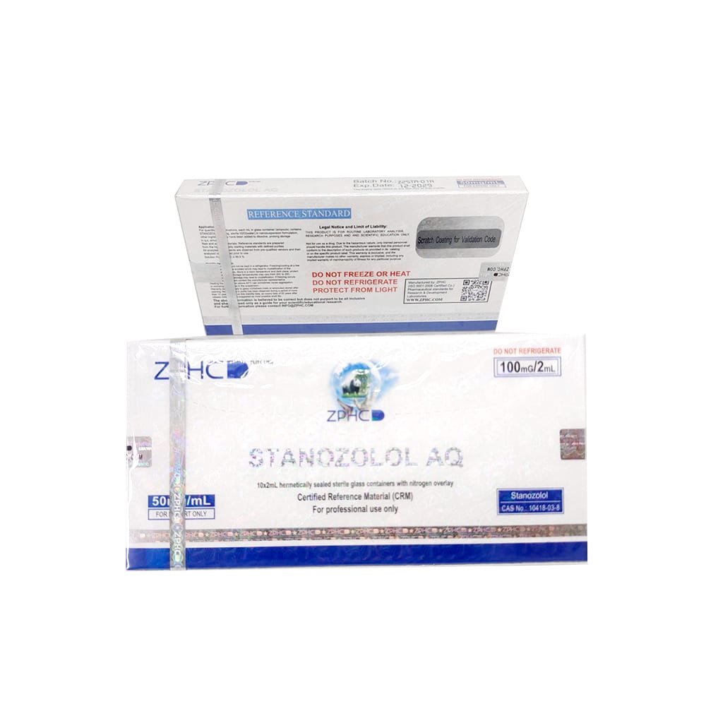 Stanozolol AQ ZPHC — 50 mg/ml (10 ampoules × 2 ml)
