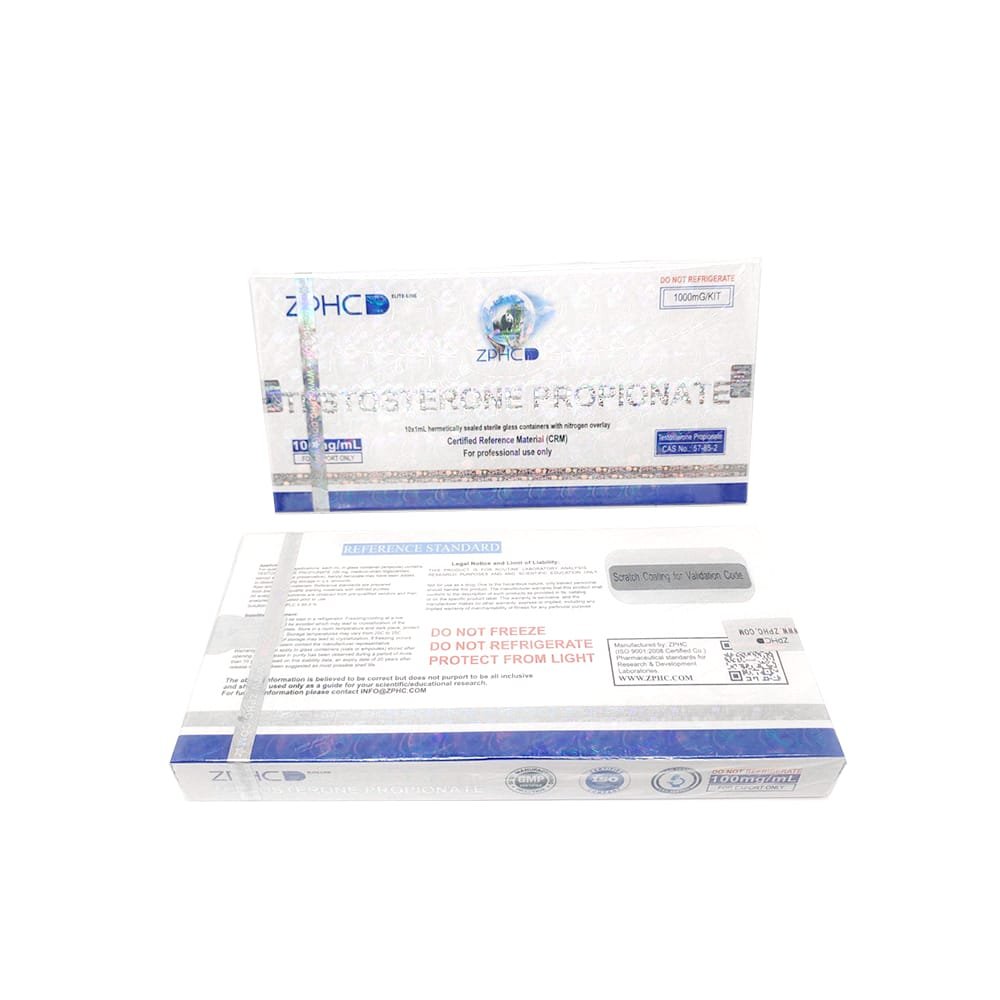 Testosterone Propionate ZPHC — 100 mg/ml (10 ampoules × 1 ml, 1 000 mg total)